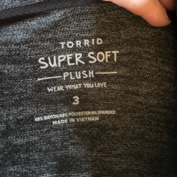 Torrid super ultra plush comfortable cowl neck top - Picture 5 of 5